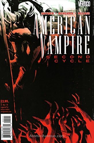 Amerikan Vampiri: İkinci döngü 5 VF; DC / Vertigo çizgi romanı