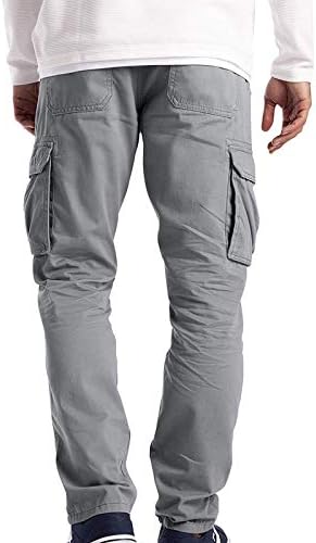 lcepcy Kargo Pantolon Erkekler Baggy Y2k Streetwear Elastik Kemer Sweatpants Joggers Moda İpli cepli pantolon