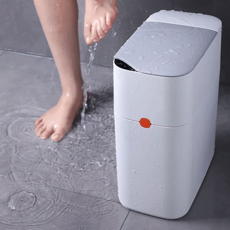 UXZDX Otomatik sensörlü çöp kovası Can Mutfak Köşe Akıllı çöp tenekesi Karter Dökümü Banyo çöp kutusu Tuvalet