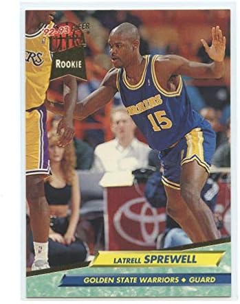 1992-93 Fleer Ultra 266 Latrell Sprewell Golden State Warriors Çaylak Kartı-Nane Durumu Yeni Sahibinde Gönderilir