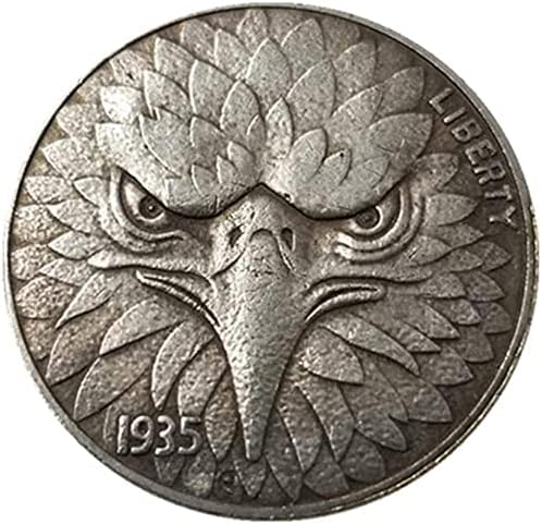 Antika El Sanatları Gezgin Gümüş Kaplama Sikke Buffalo Sikke Kopya hatıra parası Yabancı Para Sikke 343