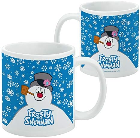 GRAFİK ve DAHA Frosty Kardan Adam Kar Yağışı Seramik Kahve Kupa, Yenilik Hediye Kupalar için Kahve, Çay ve Sıcak İçecekler,