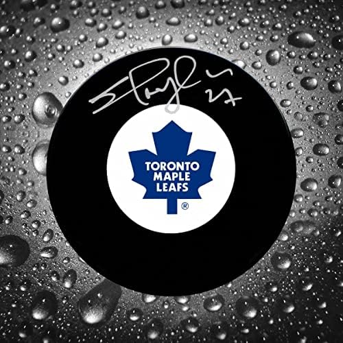 Shayne Corson Toronto Maple Leafs İmzalı Disk-İmzalı NHL Diskleri