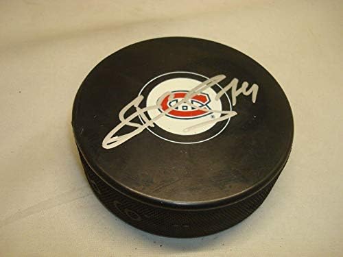 Alexei Emelin İmzalı Montreal Canadiens Hokey Diski İmzalı 1A İmzalı NHL Diskleri