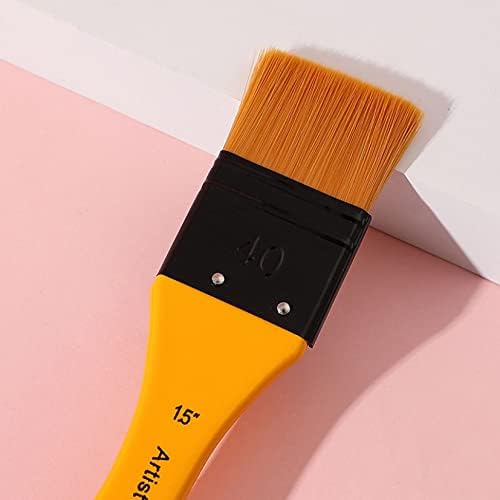 6 adet Suluboya Guaj Boyama Kalem Naylon Saç Ahşap Saplı Boya Fırçası Seti Çizim Sanat Malzemeleri