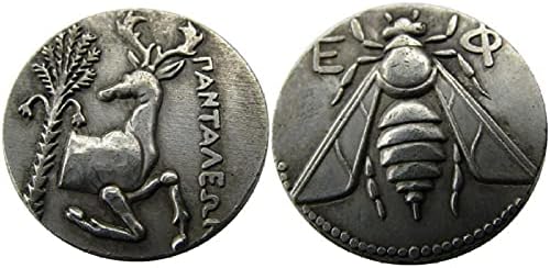 Gümüş Kaplama Antik Yunan Yabancı Taklit hatıra paraları Paraları Amatör Koleksiyonu El Sanatları Hatıra seramik karo