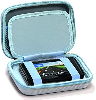 Navitech Açık Mavi Sert GPS Taşıma çantası ile Uyumlu OHREX Araba Sat Nav 5