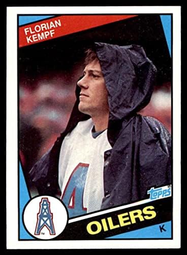 1984 Topps 80 Florian Kempf Houston Oilers (Futbol Kartı) NM / MT Oilers Penn