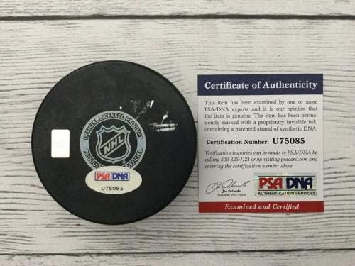 Daniel Sedin İmzalı Vancouver Canucks Hokey Diski PSA DNA COA b İmzalı NHL Diskleri İmzaladı