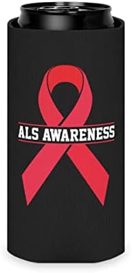 Bira Can Soğutucu Kol Yenilik ALS Farkındalık Sinir Sistemi Hastalığı Overcomer Komik Miras Hastalık Kampanyası Savaş