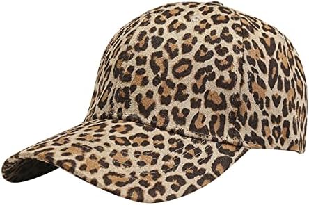 Bayan leopar şapkalar Beyzbol Kapaklar Retro Vintage Ayarlanabilir Strapback Yapılandırılmamış Spor Baba Şapka Erkekler