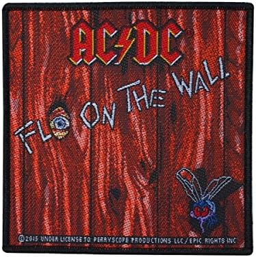 AC / DC ACDC Duvar Yama üzerinde Uçmak Albümü Sanat Fan Hard Rock Grubu Aplike Dikmek
