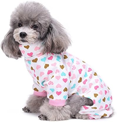 Sevimli Evcil Köpek Giysileri Pijama Ceket Tulum Yavru Tulum Pamuk 20 Desen / 5 Boyutları