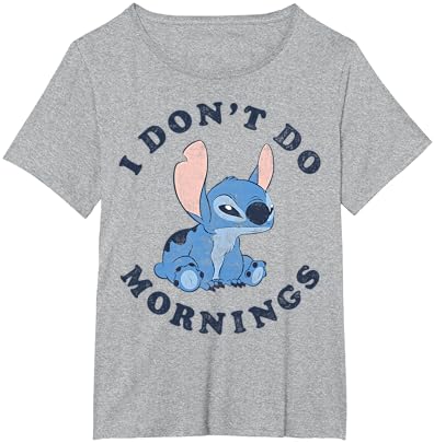 Disney Lilo ve Stitch yapmıyorum Sabahları Sıkıntılı V2 T-Shirt