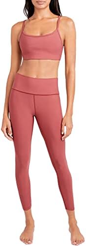 Adaçayı Activewear kadın Belli 7/8 Tayt-Nem Esneklik Karın Kontrol Streç Atletik Yüksek Rise Yoga Pantolon