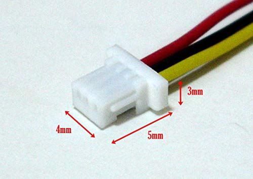Hobbymart 20 Takım JST-SH 1.0 mm 3-Pin Mikro dişi konnektör 100mm Tel Kurşun Erkek Düz Başlık PCB kartı