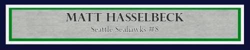 Matt Hasselbeck İmzalı Çerçeveli 16x20 Fotoğraf Seattle Seahawks MCS Holo Stok 200362 - İmzalı NFL Fotoğrafları