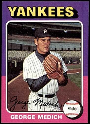 1975 Topps 426 Doktor Medich New York Yankees (Beyzbol Kartı) NM Yankees
