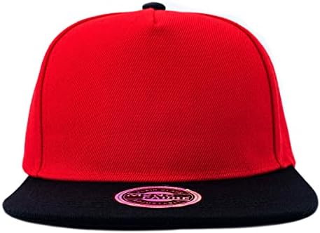 MONOFARBE klasik Hip Hop Snapback düz fatura düz şapka 5 Panel boş şapka