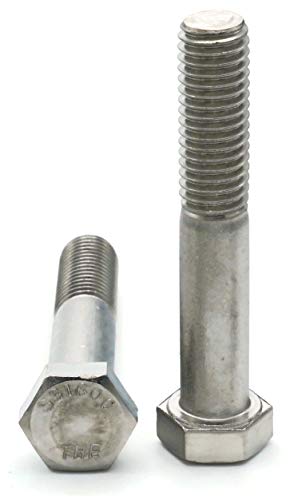 Altıgen Başlı Vidalar 316 Paslanmaz Çelik-3/8-16 x 3-3/4 Kısmi Diş Adet-1.000