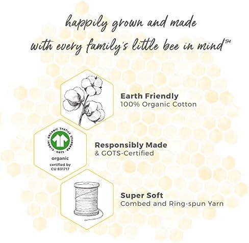 Burt's Bees Bebek Karyolası, Kızlar ve Unisex Standart Beşik ve Yürümeye Başlayan Şilteler için %100 Organik Pamuklu