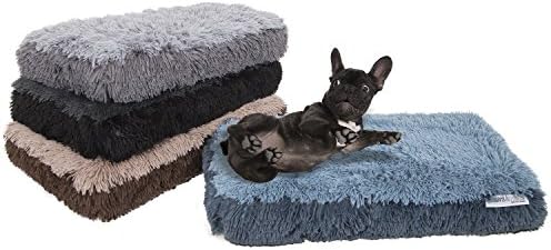 Evcil Hayvanlar ve Kediler için Paws & Pals köpek Yatağı - Bulanık Köpük Deluxe Premium Yatak Kucaklayıcı Şezlong