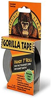 Gorilla 6100101-9 Koli Bandı to-Go, 1 x 10 yd, Siyah, (9'lu Paket), 9'lu Paket, 3 Sayı