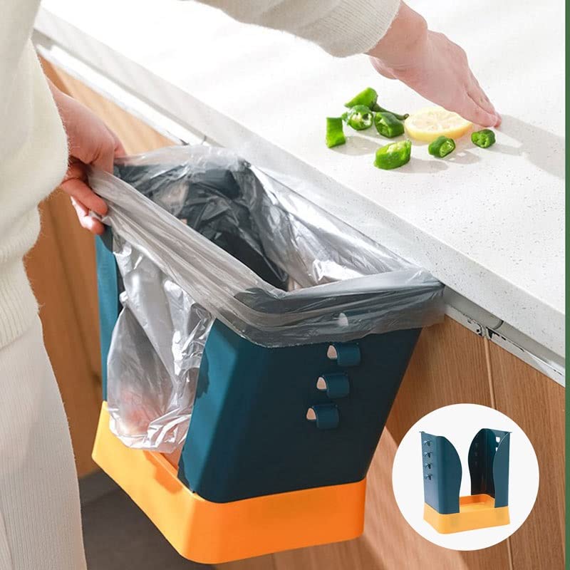 SLSFJLKJ çöp kutuları Genişletilmiş çöp tenekesi Ev Mutfak Banyo Dokuz Hızlı ve Yakın Ayarlanabilir çöp tenekesi (Renk: