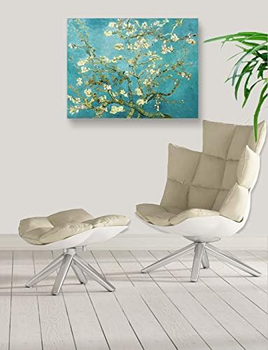 ELİTEART-Badem Çiçeği Asters Vincent Van Gogh Yağlıboya Üreme Giclee Duvar sanatı tuval baskılar