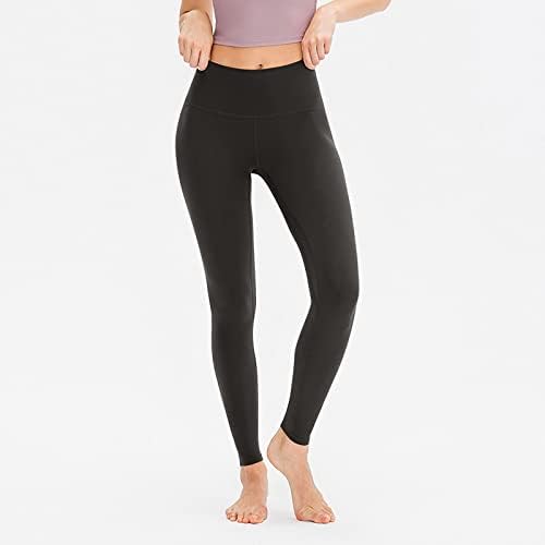 LOOKAA Kadınlar Yüksek Bel Yoga Pantolon Yoga Spor Sıkı Eğitim Şeftali Kalça Pantolon Streç fitness pantolonları Koşu