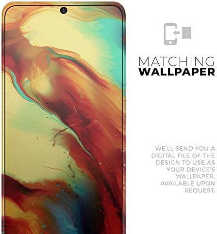 Tasarım Skinz Bulanık Soyut Akış V36 Koruyucu Vinil Çıkartması Wrap Cilt Kapak Samsung Galaxy S20 ile Uyumlu (Ekran