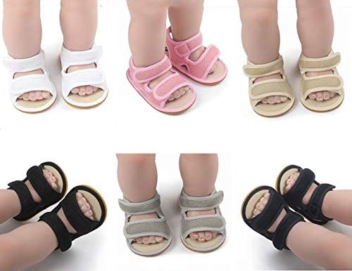 OAISNIT Bebek Kız Erkek Sandalet Premium Nefes Kaymaz Kauçuk Taban Bebek Yaz Açık Ayakkabı Toddler İlk Yürüyüşe