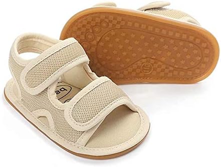 OAISNIT Bebek Kız Erkek Sandalet Premium Nefes Kaymaz Kauçuk Taban Bebek Yaz Açık Ayakkabı Toddler İlk Yürüyüşe