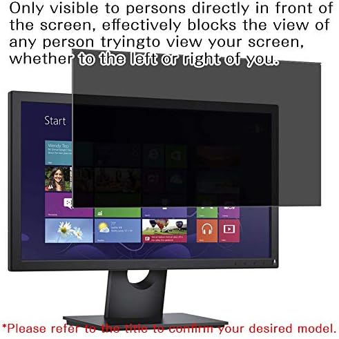 Synvy ekran koruyucu koruyucu ile Uyumlu HP EliteDisplay E243d 23.8 Ekran Monitör Anti Casus Filmi Koruyucuları [Temperli