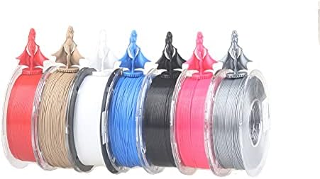 MOUOGO 3D Yazıcı Filament 1.75 mm, 3D Baskı Filament pla Artı, Boyutsal Doğruluk + / -0.02 mm, 2.2 lbs (1 KG) Makara