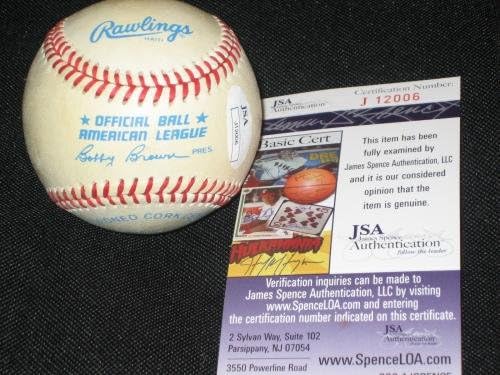 Jim Rice Red Sox Efsane El İmzalı İmzalı Otantik Oal Beyzbol Jsa Hof İmzalı Beyzbol Topları
