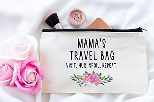 Mama Seyahat Çantası-Mama Hediyesi-Büyükanne Makyaj Çantası-Doğum Günü Hediyesi Mama-Anneler Günü Hediyesi-Çocuklardan