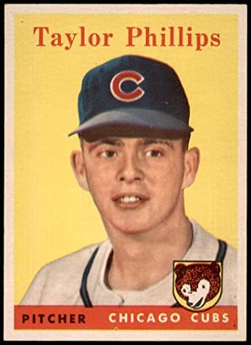 1958 Topps 159 Taylor Phillips Chicago Cubs (Beyzbol Kartı) ESKİ + Yavrular
