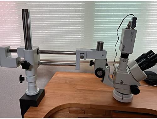 ZLXDP Evrensel Çift Boom Lab Endüstriyel Zoom Trinoküler Stereo Mikroskop Standı Tutucu Braketi Kol 76mm Microscopio