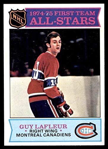 1975 Topps 290 İlk Takım All-Stars Guy Lafleur Montreal Canadiens (Hokey Kartı) NM / MT Canadiens