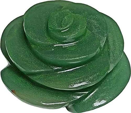 Aldomin ® Doğal Yeşil Aventurin Gül Çiçek Aşk, İlişki, Kristal Çiçek Şifa Reiki Taş Vastu Düzeltme Taş Manevi Temizlik