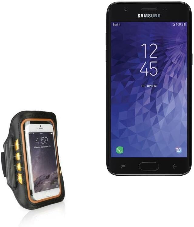 BoxWave Samsung kılıfı Galaxy J3 Başarmak (BoxWave ile Durum) - JogBrite Spor Kol Bandı, Yüksek Görünürlük güvenlik