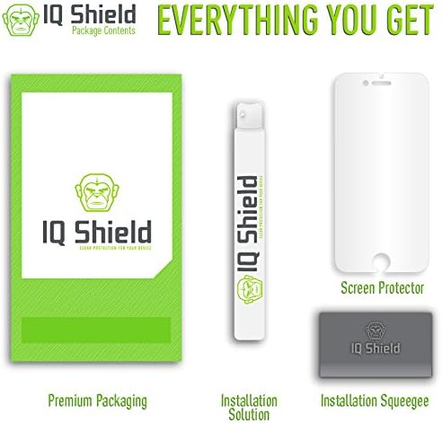 IQ Shield Ekran Koruyucu iPhone 8 ile Uyumlu (2'li Paket) (Maksimum Uçtan Uca Kapsama Alanı) LiquidSkin Kabarcık Önleyici