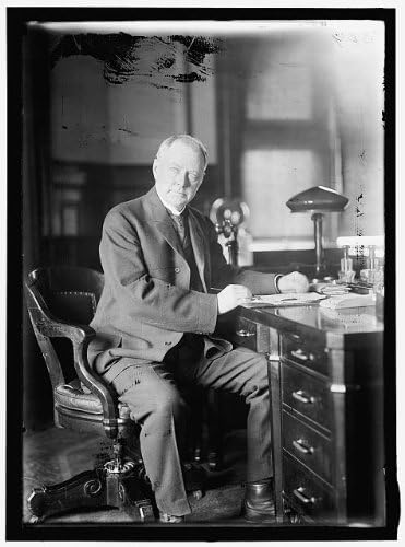 Tarihselfindings Fotoğraf: 1913, Albert Sidney Burleson, Posta Müdürü Genel, Masa, Ofis, Kağıtlar, Washington DC
