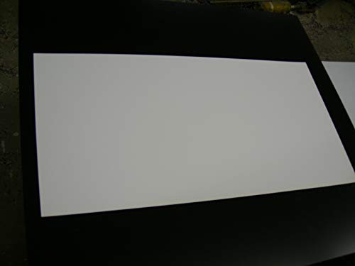 Beyaz POLİSTİREN Plastik Levha .030 x 36 x 36 ışık yayan 9 fit kare