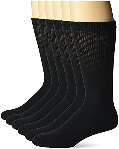 Dr. Scholl's Erkek Diyabet ve Sirkülatör Çorapları - 4 ve 6 Çiftli Paketler - Bağlayıcı Olmayan Konfor ve Nem Yönetimi