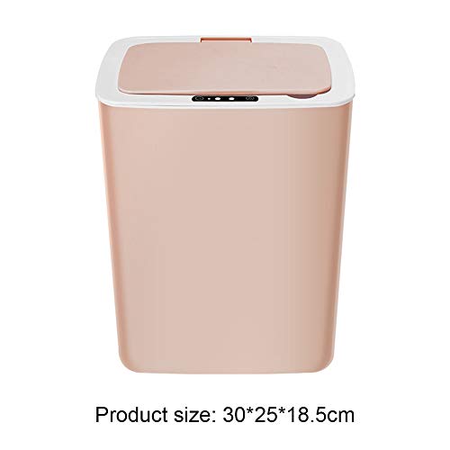 N / A 14L USB Şarj Akıllı İndüksiyon çöp tenekesi Ev Hareket Sensörü Otomatik Fotoselli Atık çöp tenekesi (Renk :