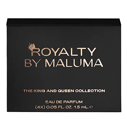 Royalty by Maluma'nın Kral ve Kraliçe Koleksiyonu-Kendisi ve Kendisi için Hediye Seti-4 Orijinal Kokunun tümünü içerir: