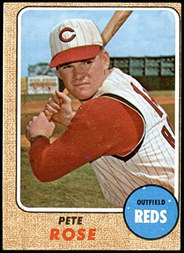 1968 Topps 230 Pete Rose Cincinnati Kırmızıları (Beyzbol Kartı) VG Kırmızıları