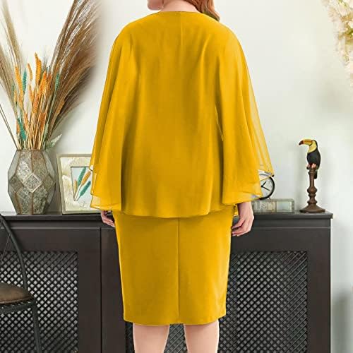 Yaz elbisesi Kadınlar için Kadınlar 2023 Yeni Bayan Zarif Örgü Dantel Pelerin Elbise Artı Boyutu Uzun Kollu yaz elbisesi